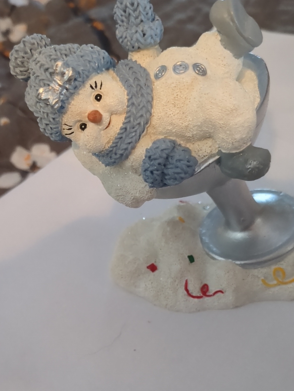 Snow Buddies Blue Decorative Christmas Decoration